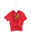 A Red Short Sleeve Tops from Marvel in size 4T for boy. (Back View)