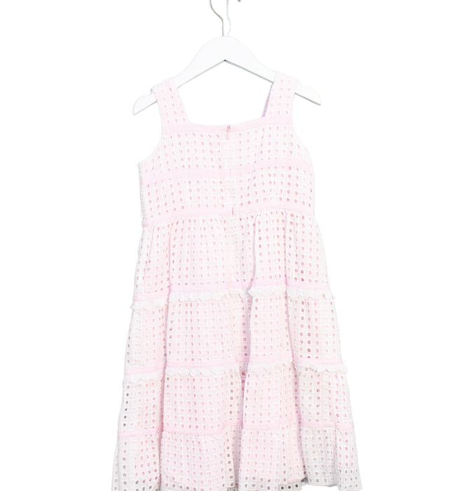 A Pink Sleeveless Dresses from Nicholas & Bears in size 8Y for girl. (Back View)