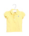A Yellow Short Sleeve Polos from Ralph Lauren in size 6-12M for girl. (Front View)