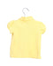 A Yellow Short Sleeve Polos from Ralph Lauren in size 6-12M for girl. (Back View)