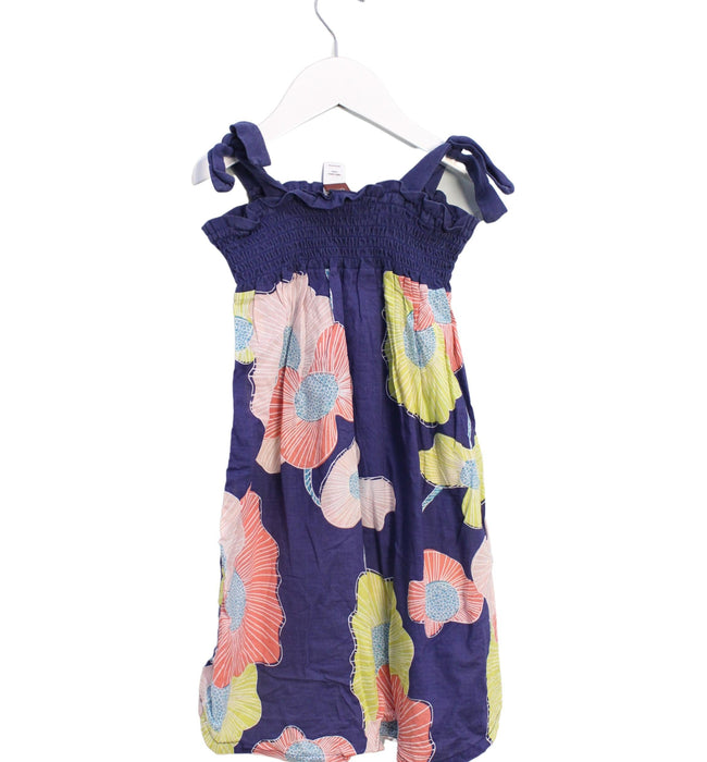 A Multicolour Sleeveless Dresses from Tea in size 3T for girl. (Back View)