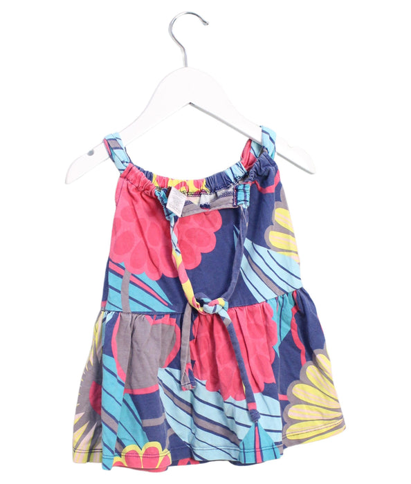 A Multicolour Sleeveless Tops from Tea in size 2T for girl. (Back View)