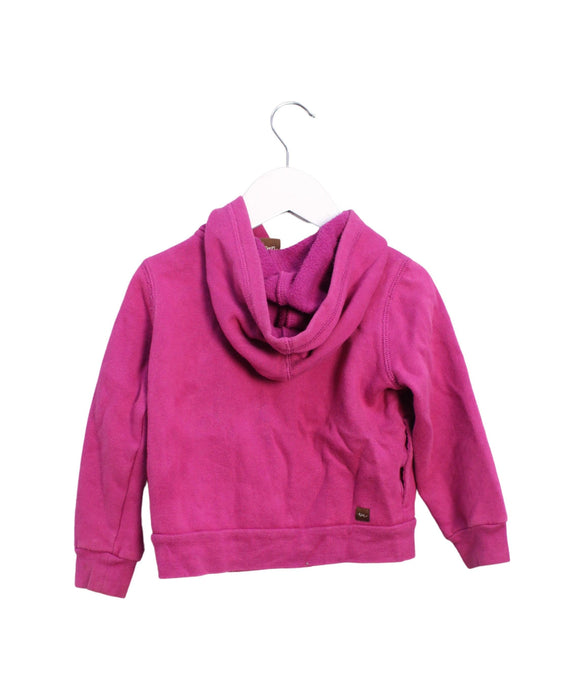A Purple Lightweight Jackets from Tea in size 3T for girl. (Back View)