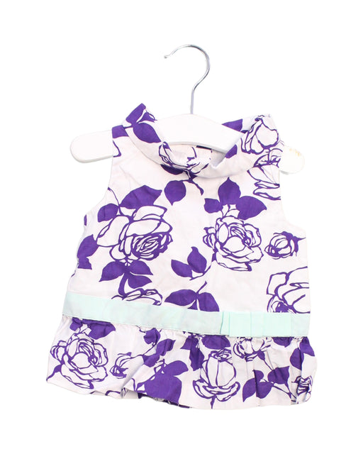 A Purple Sleeveless Tops from Janie & Jack in size 12-18M for girl. (Front View)