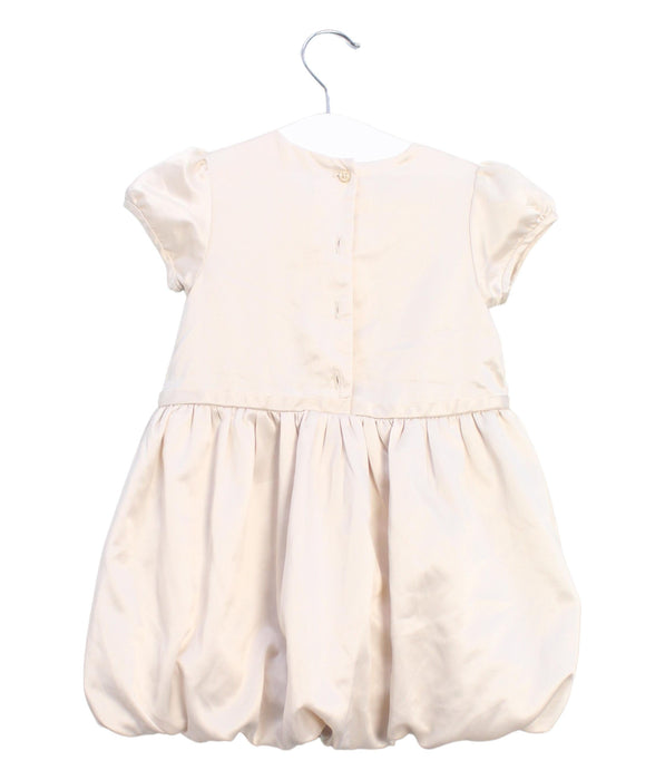 A Gold Short Sleeve Dresses from Janie & Jack in size 12-18M for girl. (Back View)