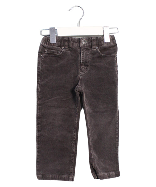 A Brown Casual Pants from Bonpoint in size 2T for girl. (Front View)