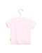 A Pink Short Sleeve T Shirts from Steiff in size 0-3M for girl. (Back View)