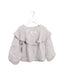 A Grey Long Sleeve Tops from Louise Misha in size 4T for girl. (Front View)