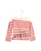 A Red Long Sleeve Tops from Burberry in size 6-12M for girl. (Front View)