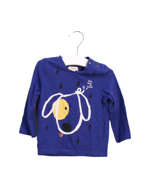 A Blue Long Sleeve Tops from Catimini in size 6-12M for boy. (Front View)