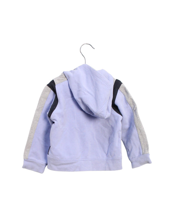 A Blue Zippered Sweatshirts from Armani in size 6-12M for boy. (Back View)