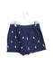 A Navy Shorts from Polo Ralph Lauren in size 7Y for girl. (Back View)