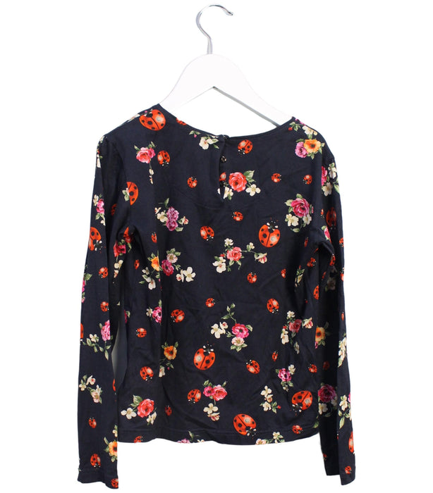 A Black Long Sleeve Tops from Dolce & Gabbana in size 7Y for girl. (Back View)