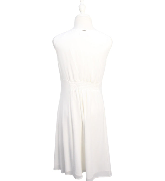 A White Sleeveless Dresses from Noppies in size S for maternity. (Back View)