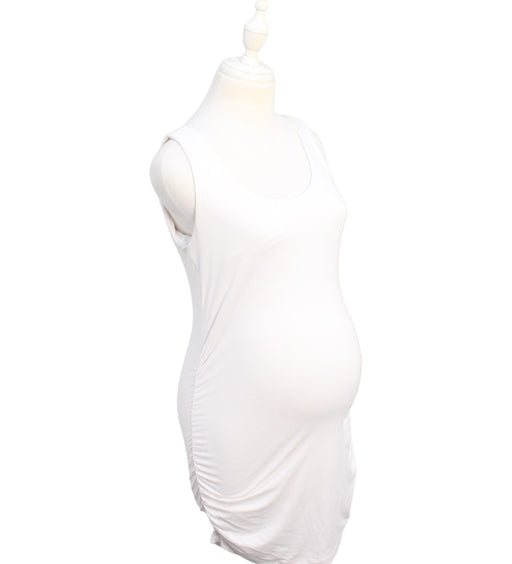 A White Sleeveless Tops from Isabella Oliver in size S for maternity. (Front View)