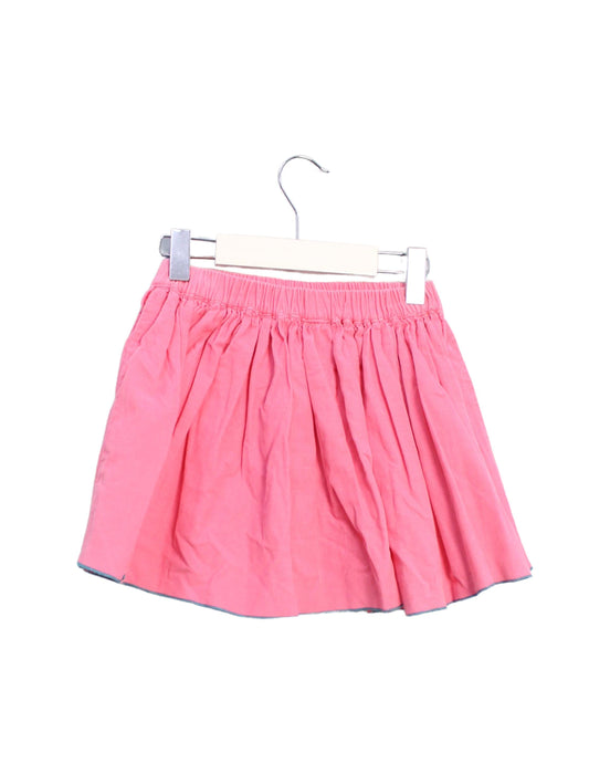 A Pink Short Skirts from Petit Bateau in size 4T for girl. (Back View)