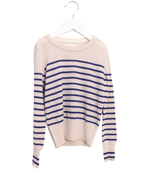 A Beige Knit Sweaters from Bellerose in size 6T for girl. (Front View)