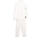 A Ivory Pyjama Sets from KicKee Pants in size 7Y for girl. (Front View)