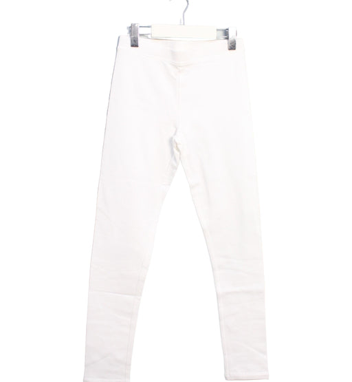 A White Leggings from Crewcuts in size 10Y for girl. (Front View)