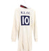 A Ivory Long Sleeve Dresses from Polo Ralph Lauren in size 6T for girl. (Back View)