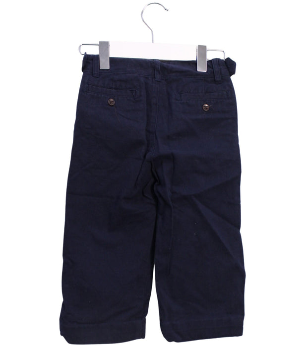 A Navy Casual Pants from Janie & Jack in size 2T for boy. (Back View)