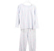 A Blue Pyjama Sets from The Little White Company in size 7Y for girl. (Front View)