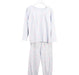 A Blue Pyjama Sets from The Little White Company in size 7Y for girl. (Front View)