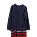 A Navy Long Sleeve Dresses from Tartine et Chocolat in size 10Y for girl. (Back View)