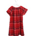 A Red Short Sleeve Dresses from CdeC in size 6T for girl. (Back View)