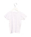 A White Short Sleeve T Shirts from Petit Bateau in size 5T for girl. (Back View)
