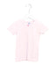 A Pink Short Sleeve T Shirts from Petit Bateau in size 5T for girl. (Front View)