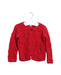 A Red Cardigans from Jacadi in size 18-24M for girl. (Front View)