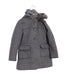 A Grey Coats from Jacadi in size 4T for girl. (Front View)