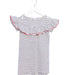 A White Short Sleeve Dresses from Petit Bateau in size 5T for girl. (Front View)