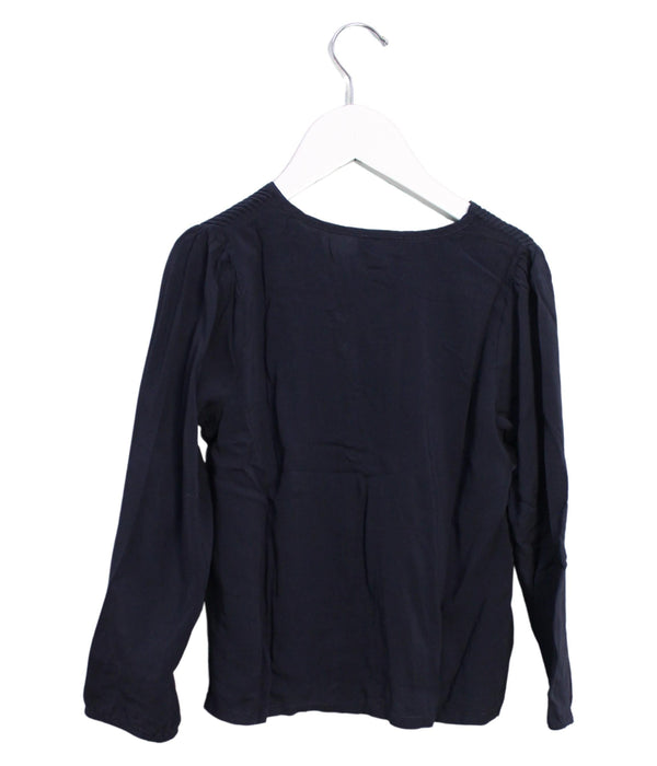 A Navy Long Sleeve Tops from CdeC in size 6T for girl. (Back View)