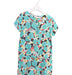A Teal Short Sleeve Dresses from Leona Edmiston in size 4T for girl. (Front View)