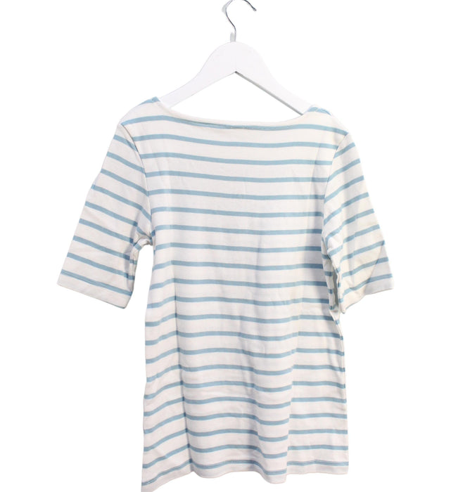 A White Short Sleeve Tops from Petit Bateau in size 12Y for girl. (Back View)