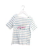 A Teal Short Sleeve Tops from Petit Bateau in size 6T for girl. (Front View)