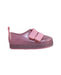 A Pink Sneakers from Mini Melissa in size 4T for girl. (Back View)