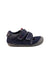 A Navy Sandals from Stride Rite in size 12-18M for boy. (Back View)
