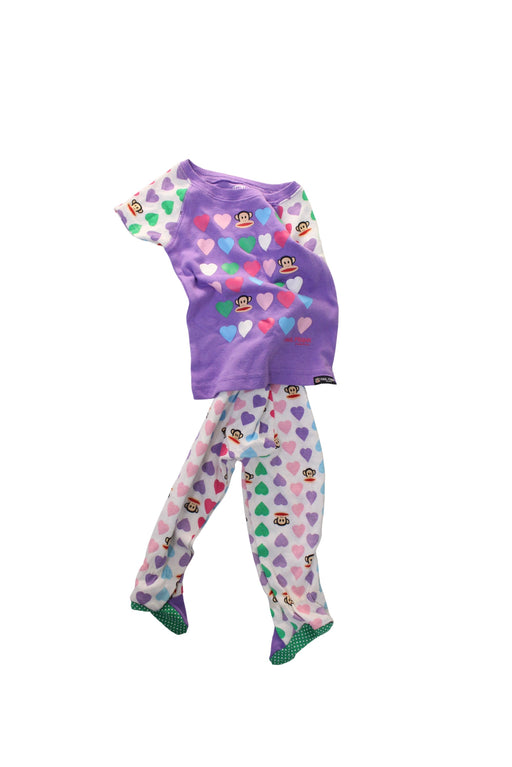 A Purple Pyjama Sets from Paul Frank in size 6-12M for girl. (Front View)