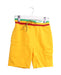 A Yellow Shorts from Appaman in size 6T for boy. (Front View)
