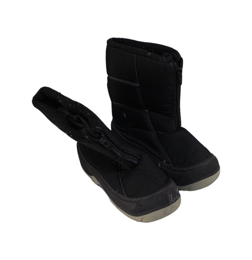 A Black Winter Boots from Tecnica in size 5T for boy. (Front View)