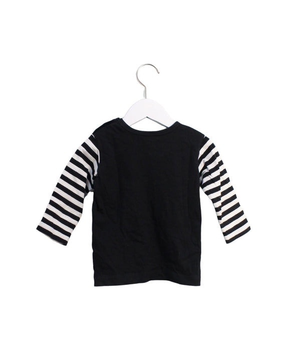 A Black Long Sleeve Tops from Agnes b. in size 2T for boy. (Back View)