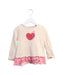 A Peach Crewneck Sweatshirts from Miki House in size 2T for girl. (Front View)