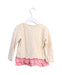 A Peach Crewneck Sweatshirts from Miki House in size 2T for girl. (Back View)