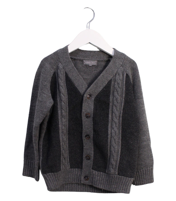A Grey Cardigans from Nicholas & Bears in size 4T for boy. (Front View)