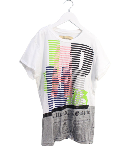 A Multicolour Short Sleeve T Shirts from John Galliano in size 12Y for boy. (Front View)