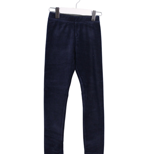A Navy Sweatpants from Crewcuts in size 7Y for girl. (Front View)