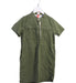 A Green Short Sleeve Dresses from Crewcuts in size 6T for girl. (Front View)